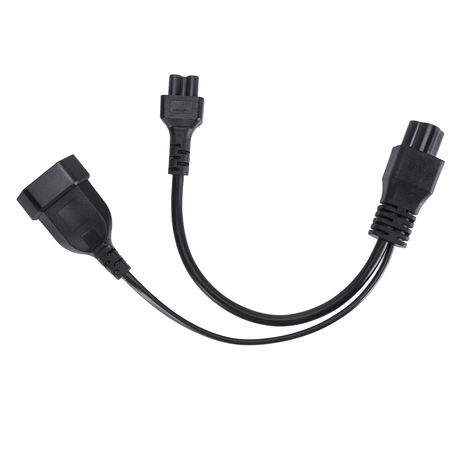 Y-образный разветвитель кабеля IEC320 C6 Male to C5+EU4.0MM Female адаптер питания кабель для камеры ноутбука
Y-образный разветвитель кабеля IEC320 C6 Male to C5+EU4.0MM Female адаптер питания кабель для камеры ноутбука