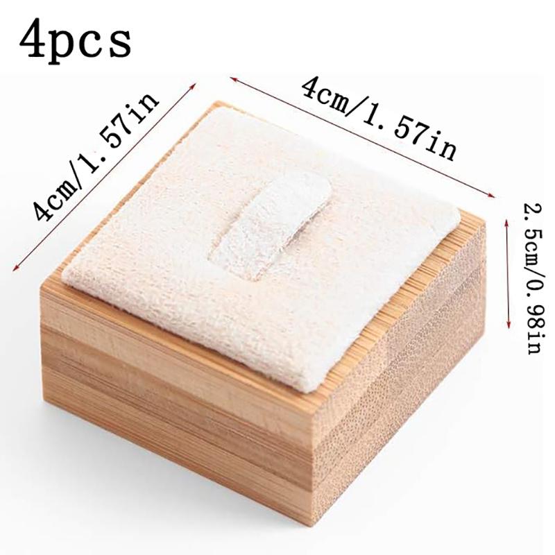 4 Pieces Ring Display Stand, Jewelry Stand for Velvet Ring Holder Storage Drawer, Jewelry Ring Display Props
4 Pieces Ring Display Stand, Jewelry Stand for Velvet Ring Holder Storage Drawer, Jewelry Ring Display Props