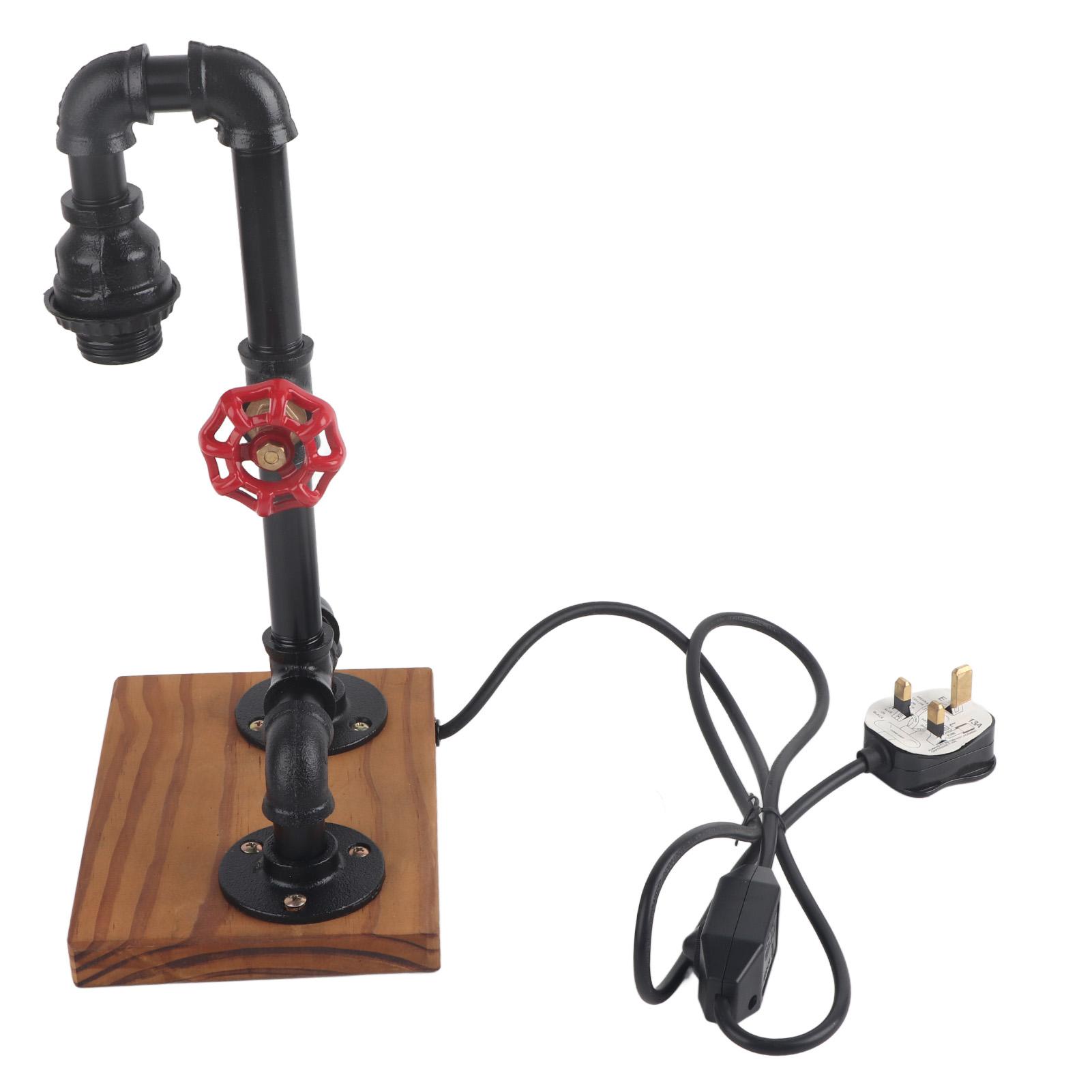 Table Lamp Novel Retro Water Pipe LED Decorative Desk Lamp for Bedroom Restaurant UK 220V
Table Lamp Novel Retro Water Pipe LED Decorative Desk Lamp for Bedroom Restaurant UK 220V