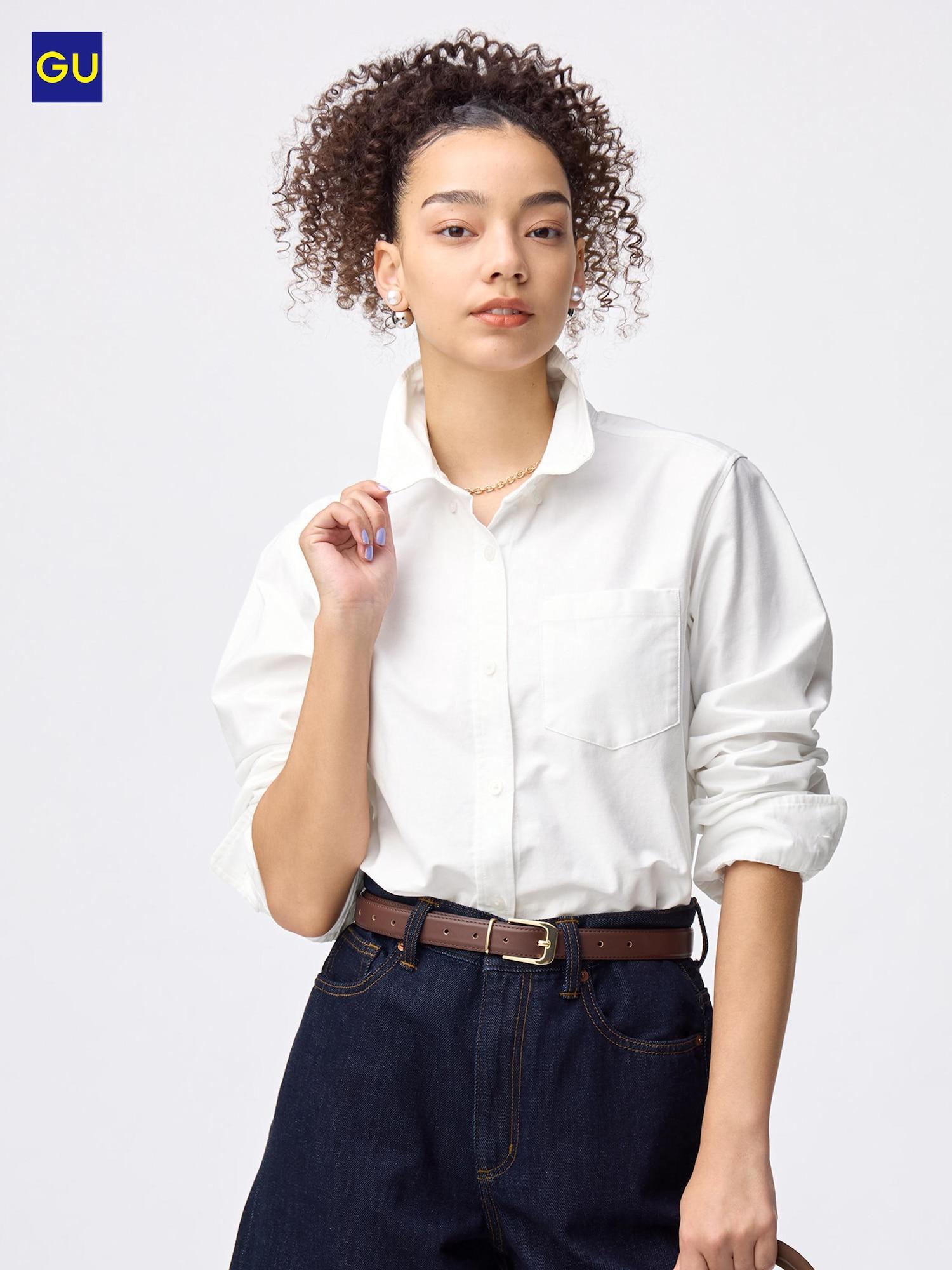 Uniqlo Gu Оксфордская рубашка с коротким рукавом 01 OFF WHITE/WOMEN S
Uniqlo Gu Оксфордская рубашка с коротким рукавом 01 OFF WHITE/WOMEN S