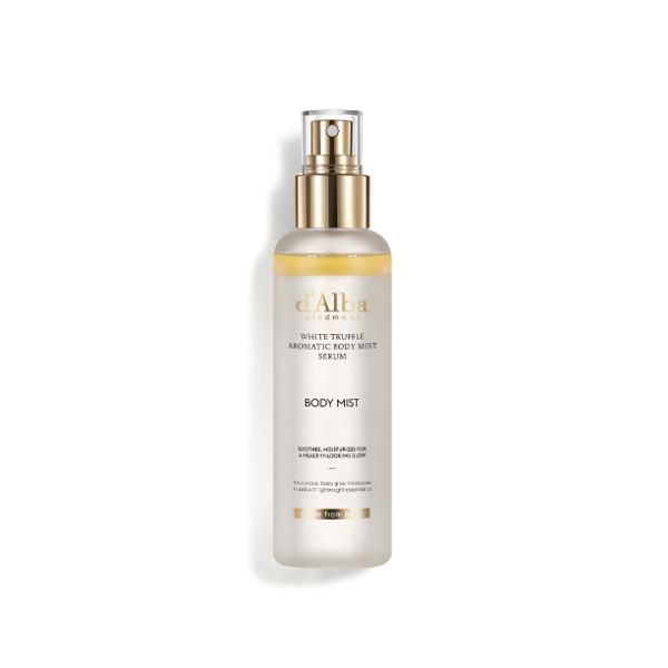 d Alba White Truffle Aromatic Body Mist Serum Hydrating Glow Body Spray 180ml
d Alba White Truffle Aromatic Body Mist Serum Hydrating Glow Body Spray 180ml