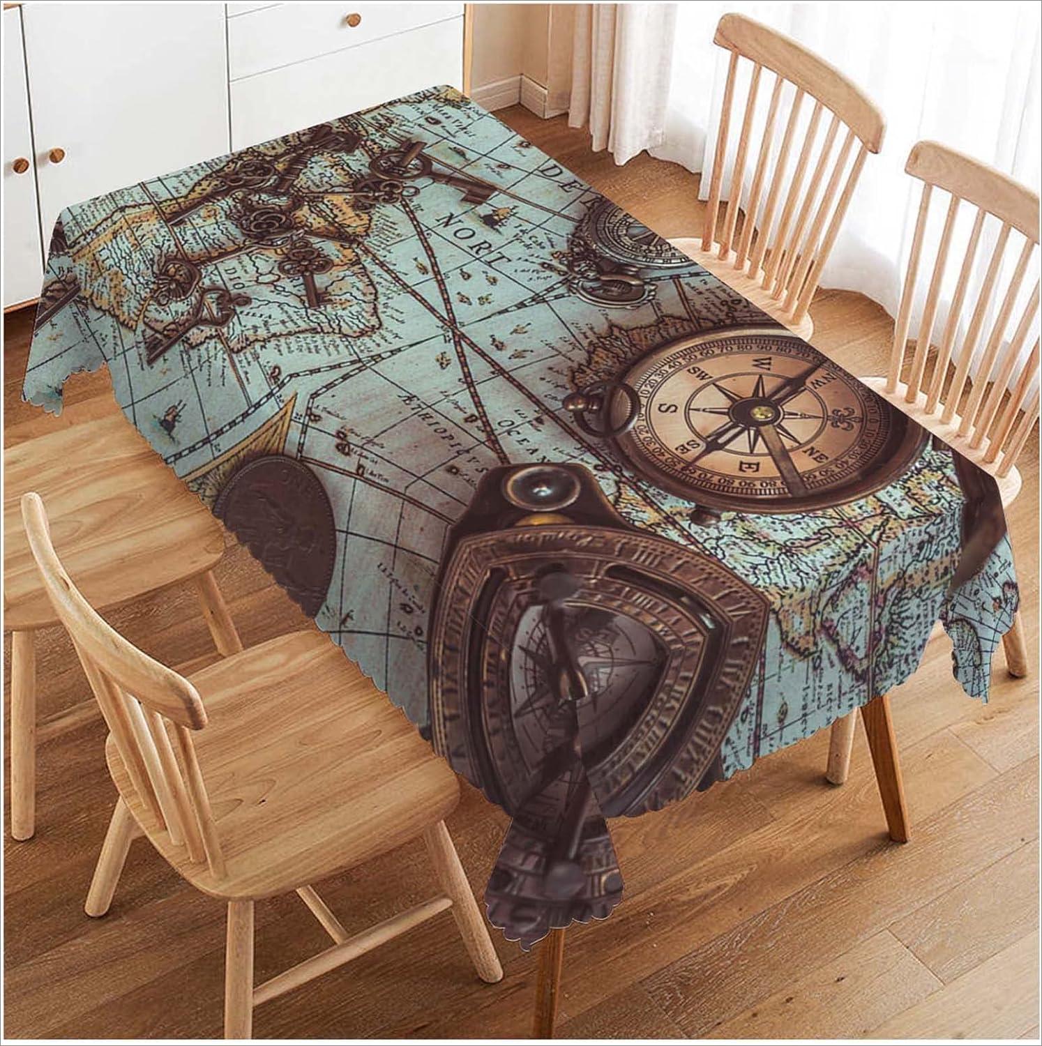 Ancient World Map Compass Skeleton Key Rectangle Tablecloth Table Decor Waterproof Kitchen Dining Tablecloth Holiday Party Decor 50x50cm napkin
Ancient World Map Compass Skeleton Key Rectangle Tablecloth Table Decor Waterproof Kitchen Dining Tablecloth Holiday Party Decor 50x50cm napkin