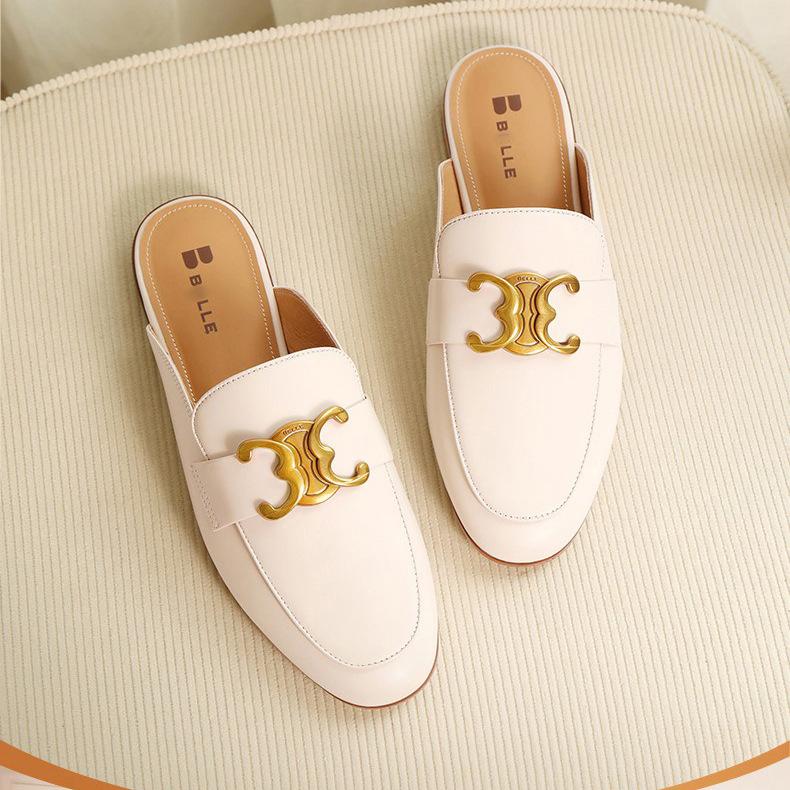 Genuine leather British style Muller shoes women s summer 2025 new shopping mall with the same bag head retro ins wear half slippers 41
Genuine leather British style Muller shoes women s summer 2025 new shopping mall with the same bag head retro ins wear half slippers 41