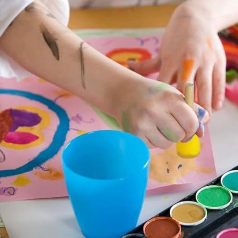 Eclet 5 Pcs Round Stencil Sponge Wooden Handle Foam Brush Set Painting Tools for Kids DIY Painting Stencils Arts and Cra
Eclet 5 Pcs Round Stencil Sponge Wooden Handle Foam Brush Set Painting Tools for Kids DIY Painting Stencils Arts and Cra