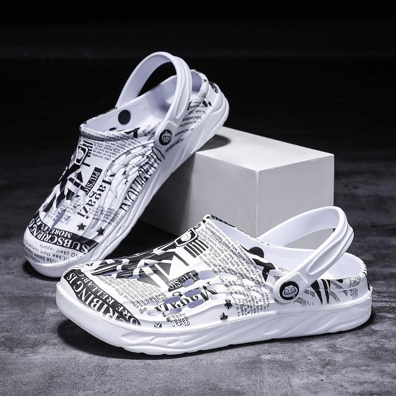 Foreign trade men s hole shoes outdoor large size beach sandals graffiti outdoor slippers summer non-slip breathable cool slippers 38 білий
Foreign trade men s hole shoes outdoor large size beach sandals graffiti outdoor slippers summer non-slip breathable cool slippers 38 білий
