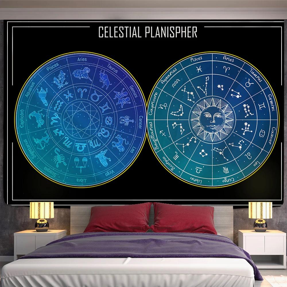 Sun Constellation Compass Mandala Tapestry Wall Hanging Celestial Wall Tapestry Hippie Wall Carpets Dorm Decor Psychedelic Tape 74x94cm(29x37in)
Sun Constellation Compass Mandala Tapestry Wall Hanging Celestial Wall Tapestry Hippie Wall Carpets Dorm Decor Psychedelic Tape 74x94cm(29x37in)