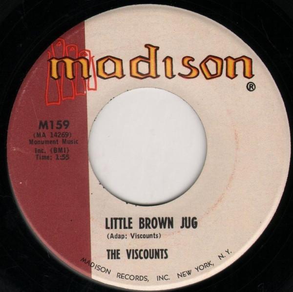 7inch Record VISCOUNTS Little Brown Jug M159 Madison Records 1961 US Rock Used
7inch Record VISCOUNTS Little Brown Jug M159 Madison Records 1961 US Rock Used