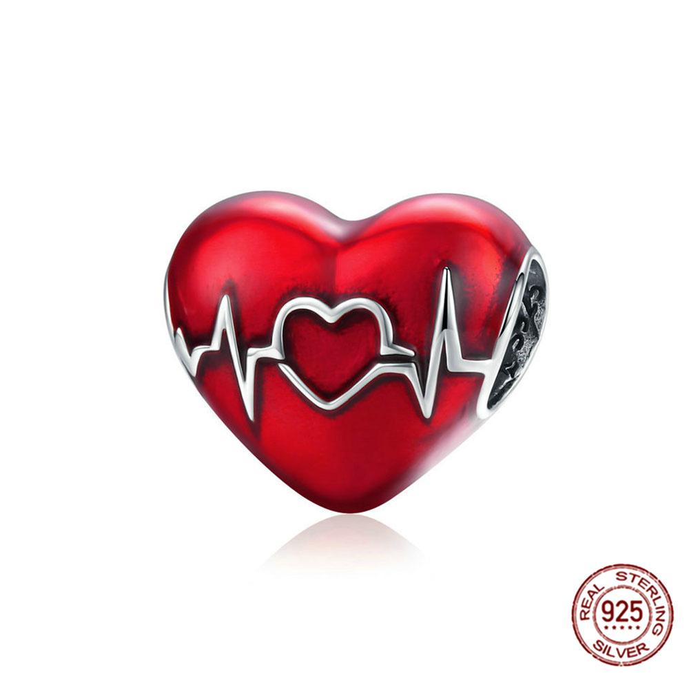 100% стерлингового серебра S925 пробы бусина Love Ecg, подходит для оригинального модного браслета с подвесками для женщин, модные ювелирные изделия своими руками
100% стерлингового серебра S925 пробы бусина Love Ecg, подходит для оригинального модного браслета с подвесками для женщин, модные ювелирные изделия своими руками