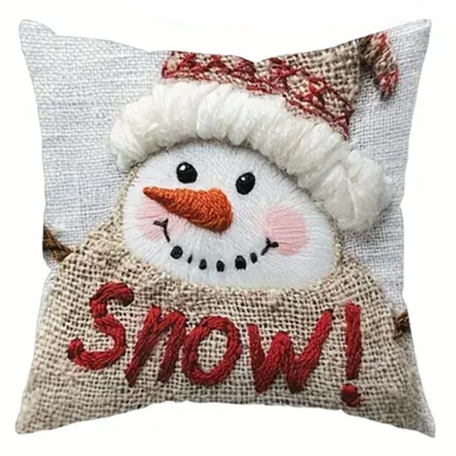 3D Printed Christmas Pillowcase: Polyester Embroidery Cushion Cover for Home, Bedroom, or Sofa Decor 45*45cm
3D Printed Christmas Pillowcase: Polyester Embroidery Cushion Cover for Home, Bedroom, or Sofa Decor 45*45cm