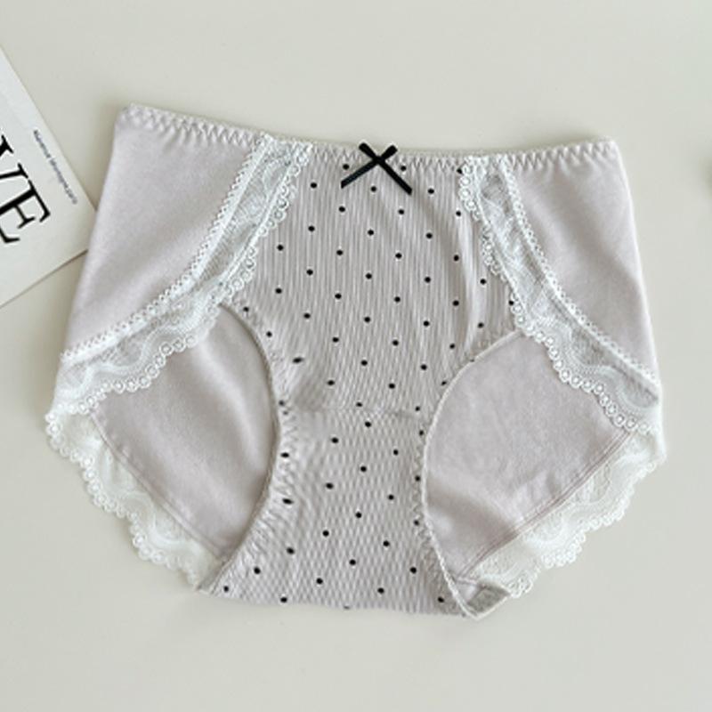 Plus Size Women s Lace Clash Color Bow Pure Cotton Thread Dot Mid Waist Triangle Briefs 3XL сірий
Plus Size Women s Lace Clash Color Bow Pure Cotton Thread Dot Mid Waist Triangle Briefs 3XL сірий