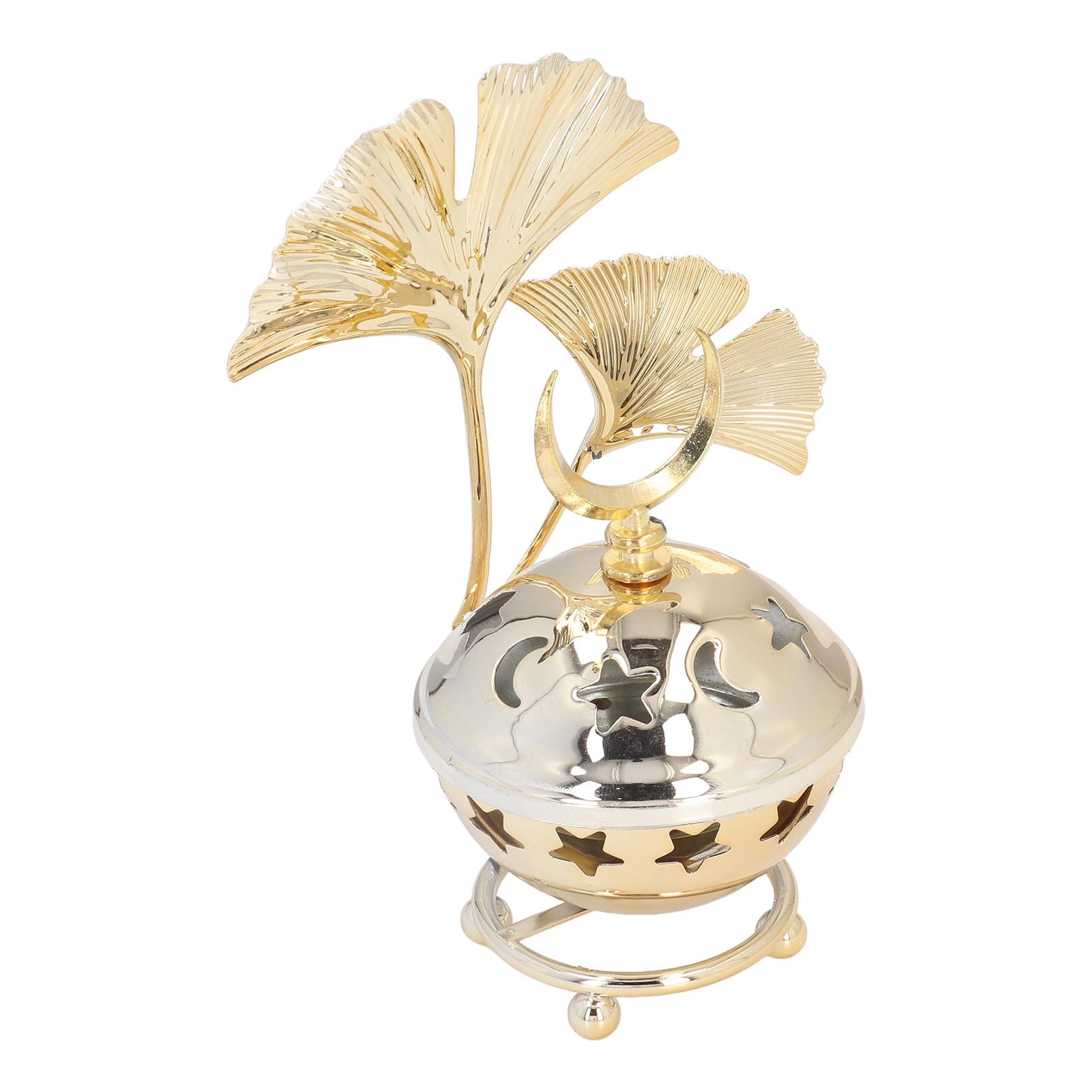 Candle Holder Arabian Star Moon Ginkgo Shape Metal Candle Holder Aromatherapy Stove Home Decoration
Candle Holder Arabian Star Moon Ginkgo Shape Metal Candle Holder Aromatherapy Stove Home Decoration