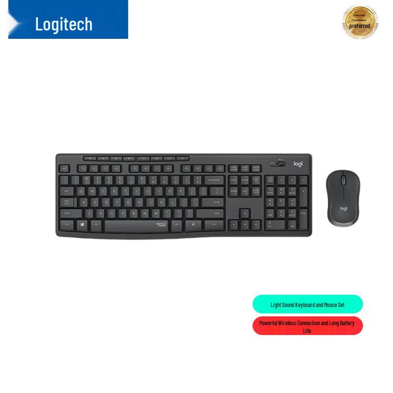 Logitech MK295 Silent Wireless Keyboard and Mouse Combo
Logitech MK295 Silent Wireless Keyboard and Mouse Combo
