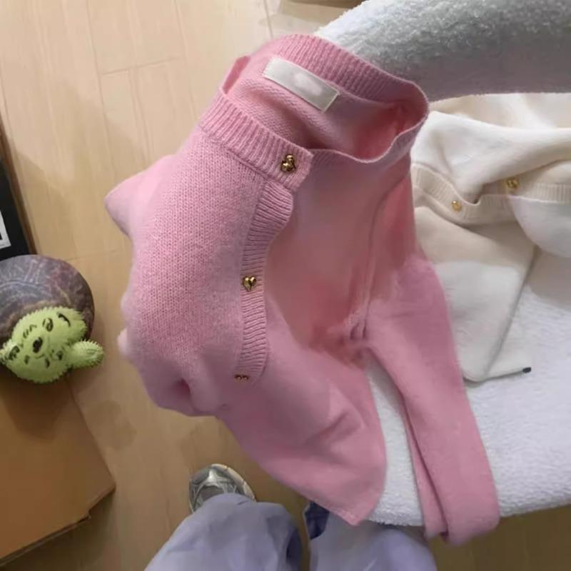 Love buckle gentle pink cashmere soft waxy knitted cardigan sweater jacket women s new spring and autumn top one size fits all рожевий
Love buckle gentle pink cashmere soft waxy knitted cardigan sweater jacket women s new spring and autumn top one size fits all рожевий