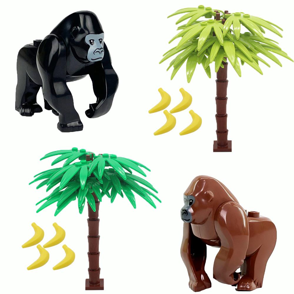Набір будівельних блоків MOC Мавпа та Горила з Джунглів з Бананом
Набір будівельних блоків MOC Мавпа та Горила з Джунглів з Бананом