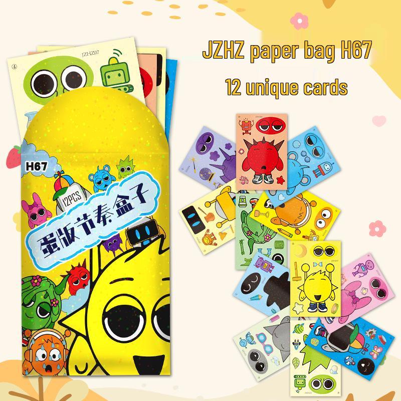Hot Sale Cartoon Laser Film Rhythm Stickers for Kids DIY Dress-up Fun 10x15 cm
Hot Sale Cartoon Laser Film Rhythm Stickers for Kids DIY Dress-up Fun 10x15 cm