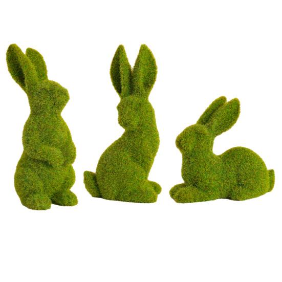 3 Pcs Easter Bunny Figurine Cute Resin/Flocking Rabbit Statue for Spring Farmhouse Tiered Tray Table Mantel Centerpiece B
3 Pcs Easter Bunny Figurine Cute Resin/Flocking Rabbit Statue for Spring Farmhouse Tiered Tray Table Mantel Centerpiece B
