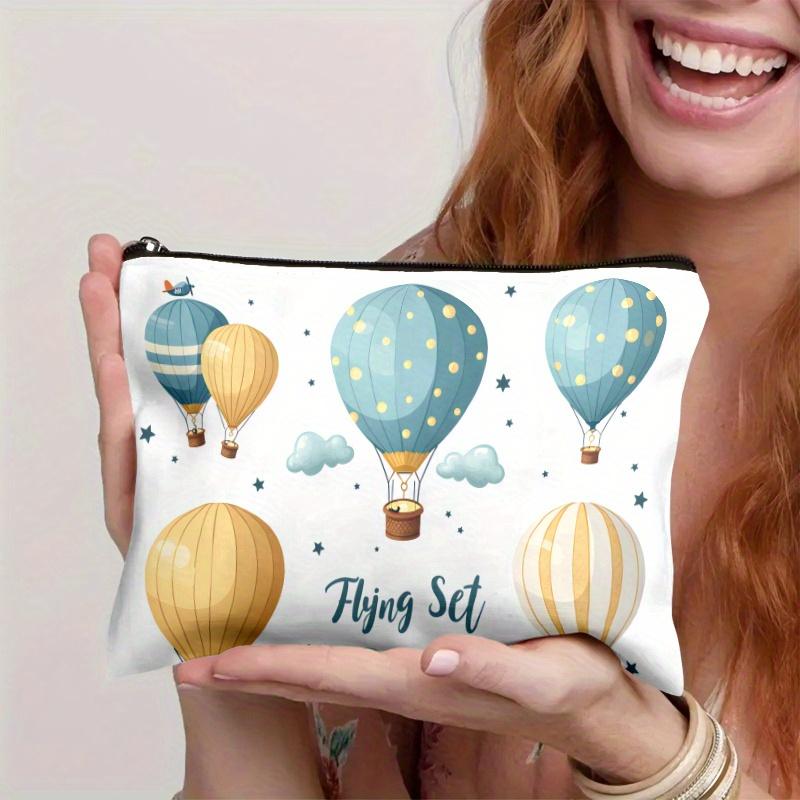 A Hot Air Balloon Cosmetic Bag- Multifunctional Zipper Pouch, Jewelry Storage Bag, Perfect Travel Zipper Small Storage Bag.
A Hot Air Balloon Cosmetic Bag- Multifunctional Zipper Pouch, Jewelry Storage Bag, Perfect Travel Zipper Small Storage Bag.