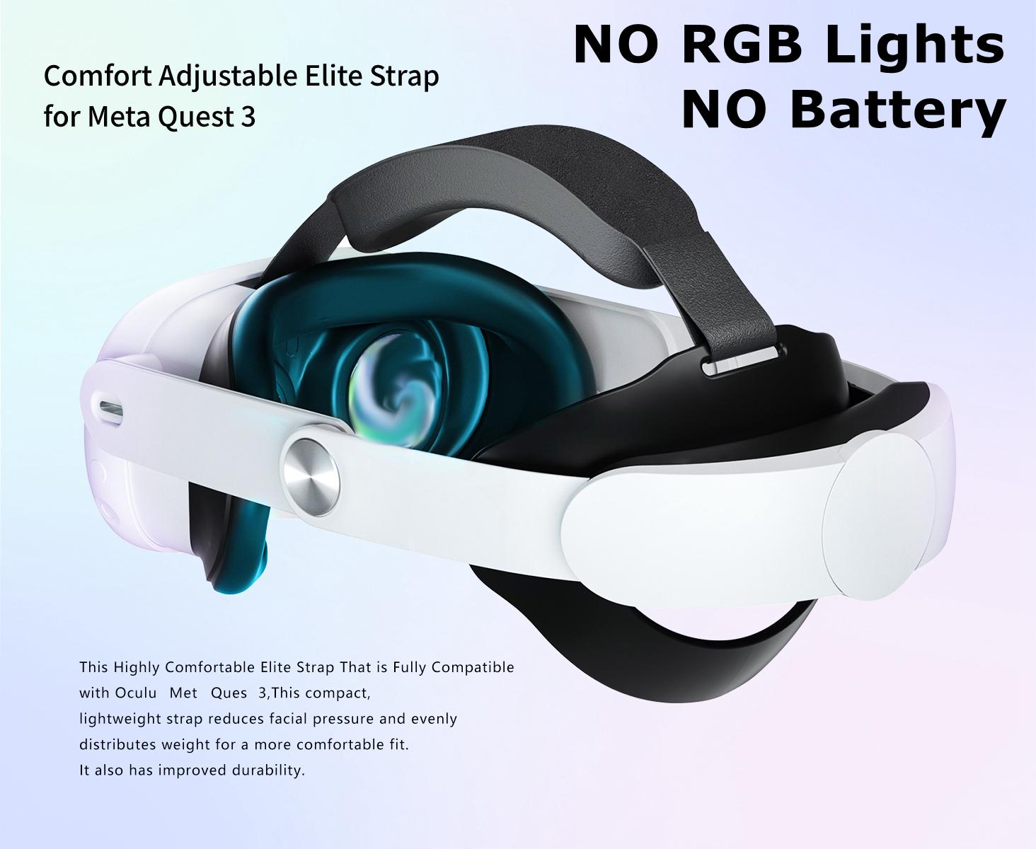 Сменный ремешок Elite для гарнитуры Meta Quest 3 VR, удобный регулируемый ремешок на голову из губки для аксессуаров Meta Quest 3
Сменный ремешок Elite для гарнитуры Meta Quest 3 VR, удобный регулируемый ремешок на голову из губки для аксессуаров Meta Quest 3