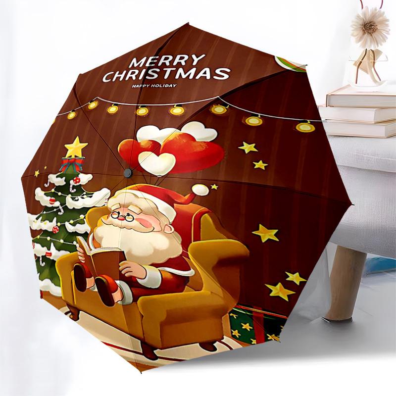 1pc Merry Christmas! Automatic Opening/Closing Umbrella with Foldable Design, 8-Bone Iron Frame, Outdoor Umbrella, Festive Gift for Fans, Travelers, D
1pc Merry Christmas! Automatic Opening/Closing Umbrella with Foldable Design, 8-Bone Iron Frame, Outdoor Umbrella, Festive Gift for Fans, Travelers, D