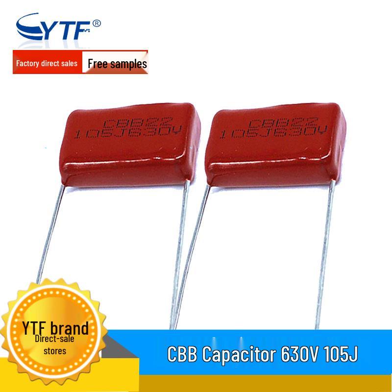 Metallized Film CBB Capacitor 630V 1uF 105J P15mm CBB22
Metallized Film CBB Capacitor 630V 1uF 105J P15mm CBB22