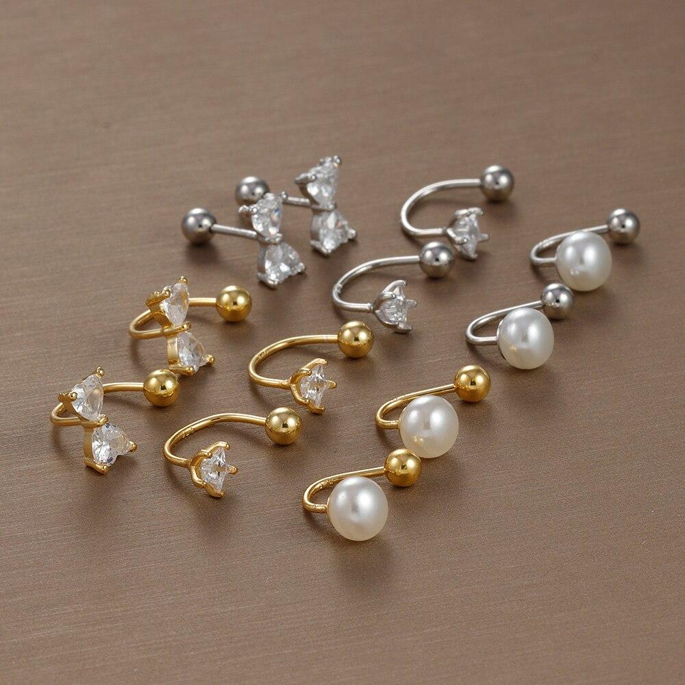 Модные серьги-гвоздики из нержавеющей стали Simple Pearl Personality Блестящие серьги-гвоздики из диоксида циркония для женщин Украшения для вечеринок
Модные серьги-гвоздики из нержавеющей стали Simple Pearl Personality Блестящие серьги-гвоздики из диоксида циркония для женщин Украшения для вечеринок