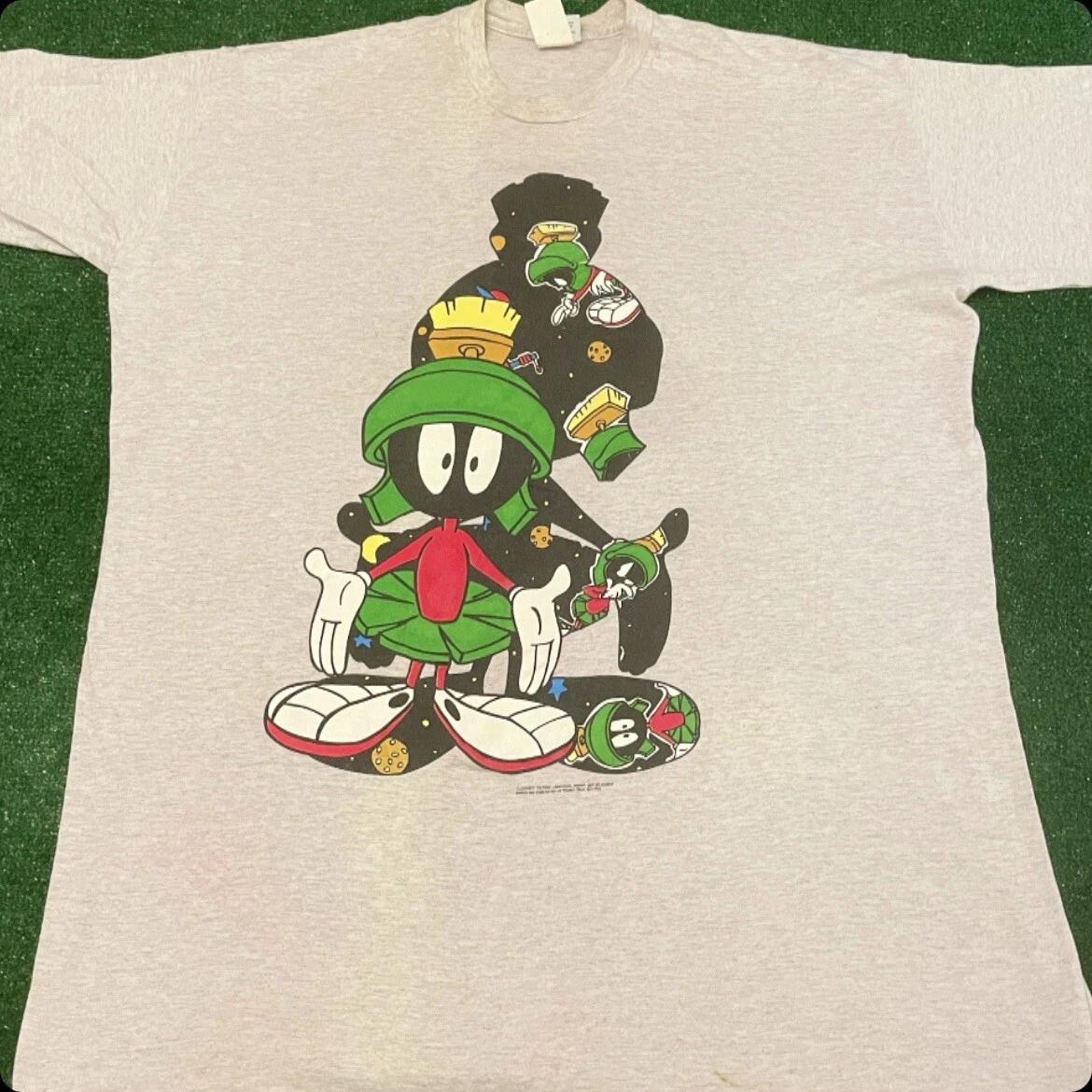 Vintage 90s Looney Tunes Cartoon Marvin The Martian VTG 1993 Shirt Mens Size XXL XL
Vintage 90s Looney Tunes Cartoon Marvin The Martian VTG 1993 Shirt Mens Size XXL XL