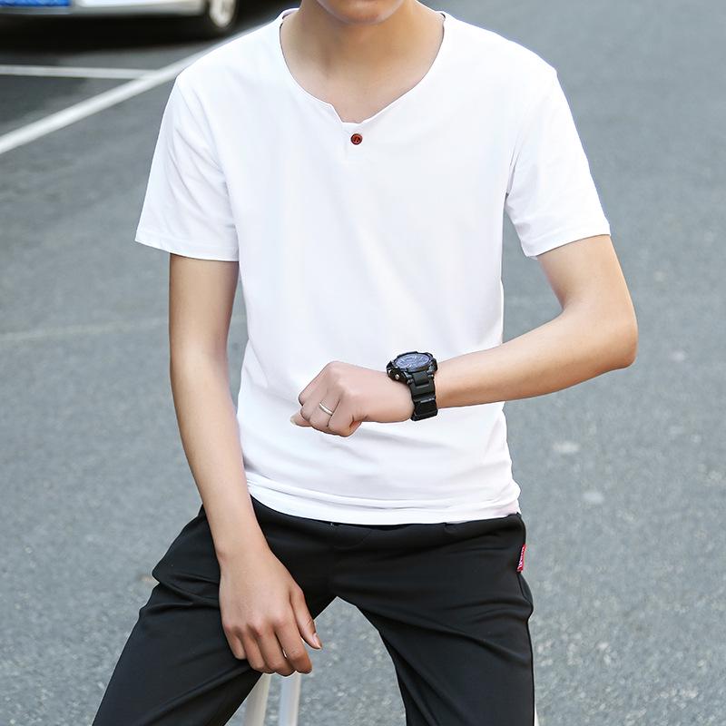 Мужская повседневная летняя футболка с коротким рукавом Футболка с коротким рукавом на одной пуговице M белый
Мужская повседневная летняя футболка с коротким рукавом Футболка с коротким рукавом на одной пуговице M белый