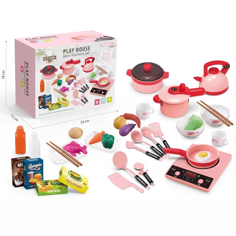 44PCS Simulation Mini Kitchen Toy Set Children s Play House Induction Cooker Home Appliance Series Toys Educational Toys Gifts рожевий
44PCS Simulation Mini Kitchen Toy Set Children s Play House Induction Cooker Home Appliance Series Toys Educational Toys Gifts рожевий
