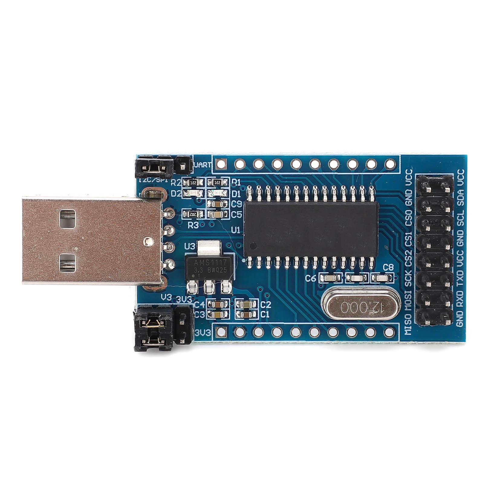 Модуль паралельного порту USB до UART I2C SPI TTL ISP EPP/MEM Інтерфейс 3,3 В/5 В Вихідна напруга
Модуль паралельного порту USB до UART I2C SPI TTL ISP EPP/MEM Інтерфейс 3,3 В/5 В Вихідна напруга
