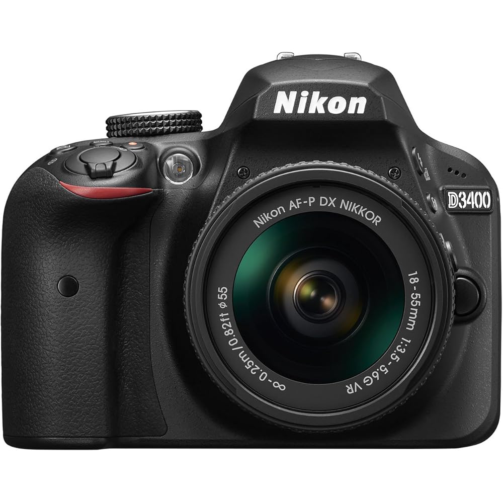 Nikon D3400 AF-P 18-55 VR Lens Kit Black D3400LKBK
Nikon D3400 AF-P 18-55 VR Lens Kit Black D3400LKBK
