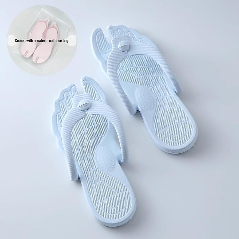 Unisex Portable Folding Travel Slippers - Non-Slip Beach, Shower, and Swim Footwear Essentials S (Size 35-36) небесно-голубой
Unisex Portable Folding Travel Slippers - Non-Slip Beach, Shower, and Swim Footwear Essentials S (Size 35-36) небесно-голубой