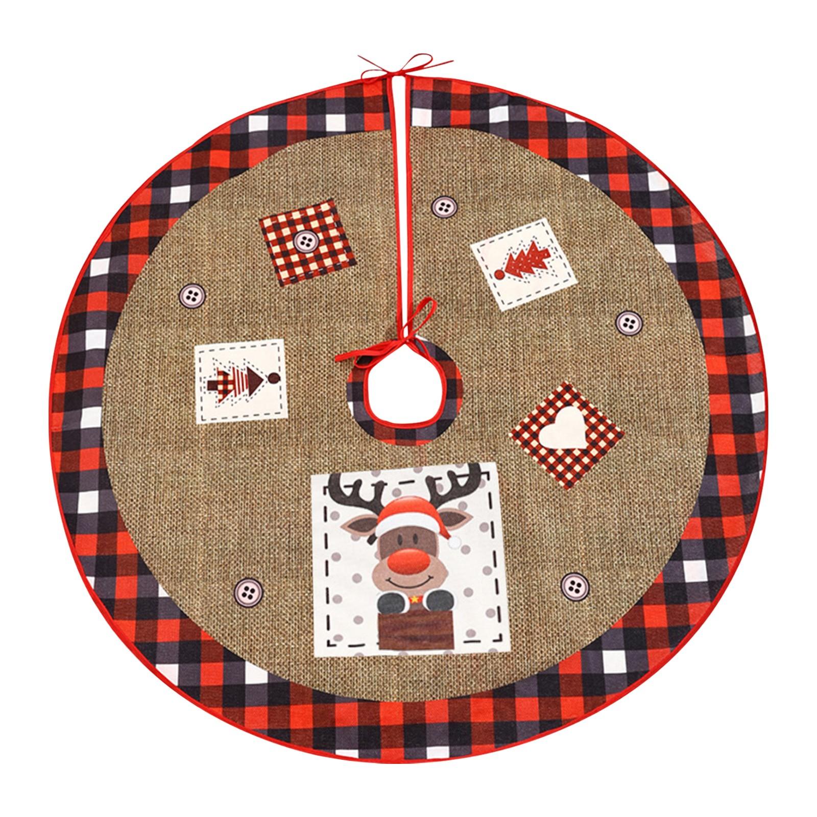 Юбка для рождественской елки, креативная изысканная печать, украшение на нижнюю часть елки Санта-Клауса, рождественские принадлежности, украшения One Size
Юбка для рождественской елки, креативная изысканная печать, украшение на нижнюю часть елки Санта-Клауса, рождественские принадлежности, украшения One Size