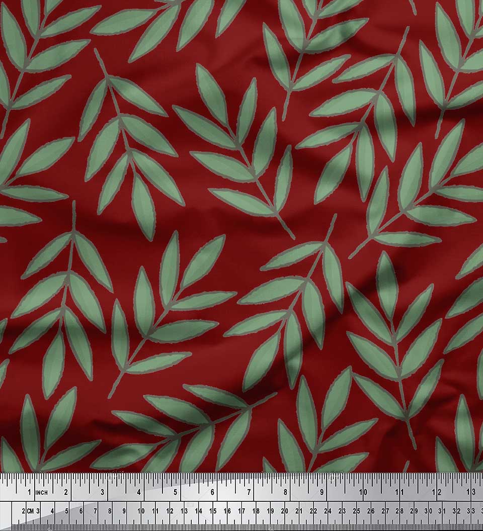 Soimoi Grey Японська креп-атласна тканина з листям пекан і принтом Швейна тканина, метр 42 дюйма 42 Inch Wide - Poly Crepe червоний
Soimoi Grey Японська креп-атласна тканина з листям пекан і принтом Швейна тканина, метр 42 дюйма 42 Inch Wide - Poly Crepe червоний