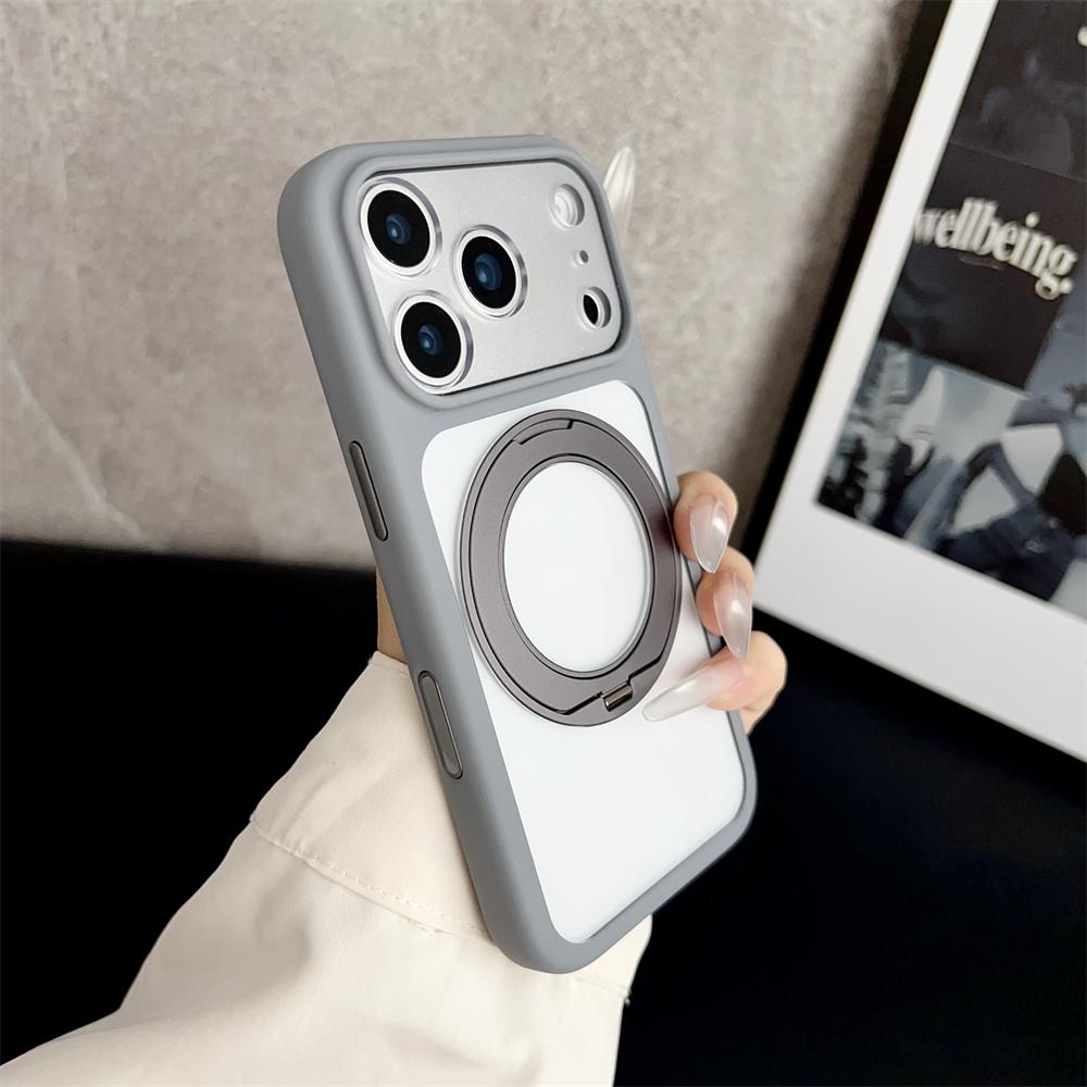 Magnetic Rotating Bracket Clear Phone Case For iPhone 17 Pro Max 17 17 Pro Frosted Transparent PC TPU Ring Stand Hard Back Cover iPhone17
Magnetic Rotating Bracket Clear Phone Case For iPhone 17 Pro Max 17 17 Pro Frosted Transparent PC TPU Ring Stand Hard Back Cover iPhone17