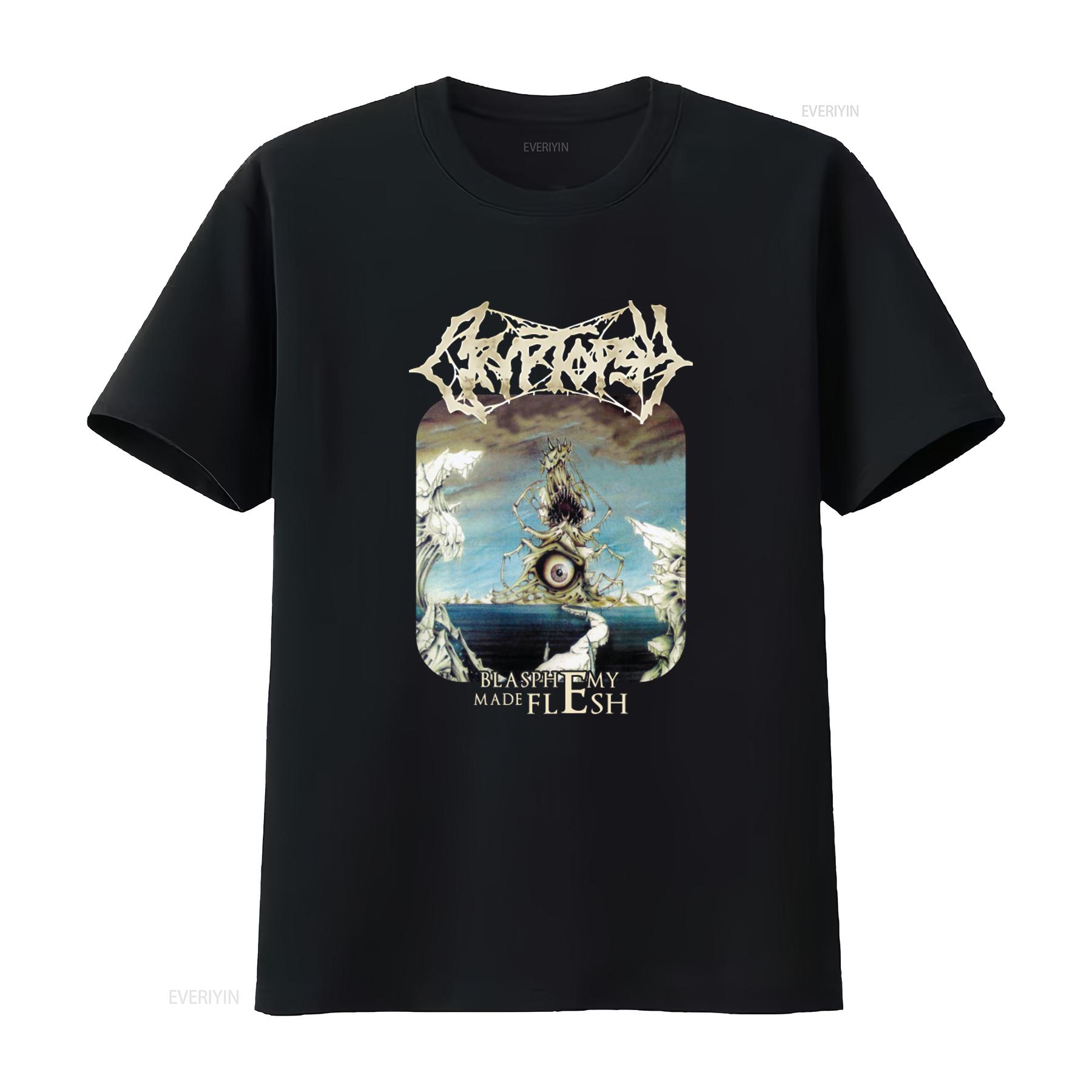 CRYPTOPSY Blasphemy Made Flesh T Shirt Heavy Metal Band Art Print vintage Washed Stylish Breathable Comfortable Soft Slightly 4XL
CRYPTOPSY Blasphemy Made Flesh T Shirt Heavy Metal Band Art Print vintage Washed Stylish Breathable Comfortable Soft Slightly 4XL