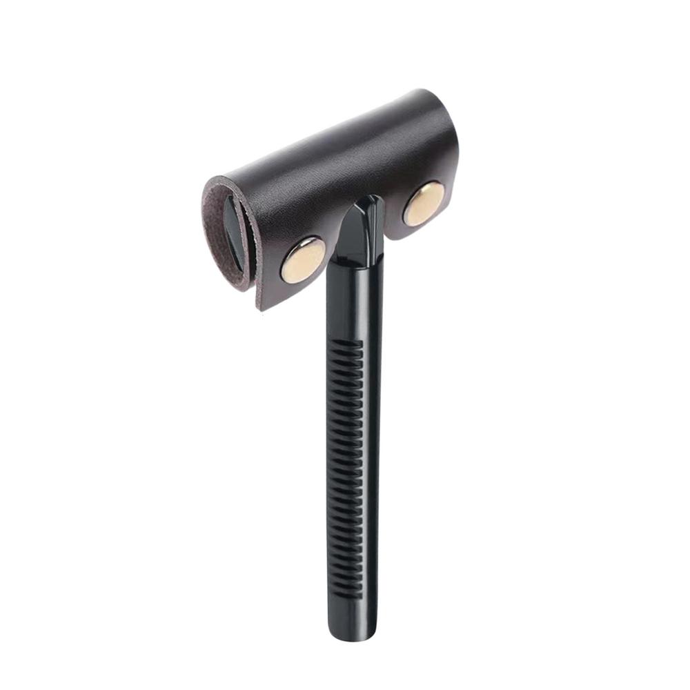 Leather Razor Protective Cover Razor Blade Head Guard Manual Double Edge Safety Razor Portable Cutter Head Protective Cover чёрный
Leather Razor Protective Cover Razor Blade Head Guard Manual Double Edge Safety Razor Portable Cutter Head Protective Cover чёрный