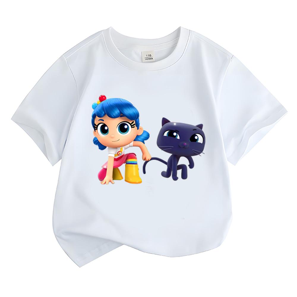 True and The Rainbow Kingdom T-shirt Kawaii Boys Girls Kids Clothing Tops Short Sleeves Sports Fashion Streetwear Tees 10T білий
True and The Rainbow Kingdom T-shirt Kawaii Boys Girls Kids Clothing Tops Short Sleeves Sports Fashion Streetwear Tees 10T білий
