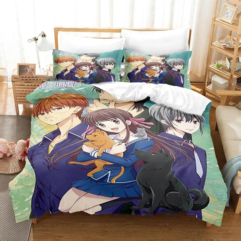 New 3D Print Anime Fruits Basket 3D Duvet Cover Bedding Set Comforter Linen Pillowcases Home Decor Single Double Twin King Queen 70x133cm 2pcs
New 3D Print Anime Fruits Basket 3D Duvet Cover Bedding Set Comforter Linen Pillowcases Home Decor Single Double Twin King Queen 70x133cm 2pcs