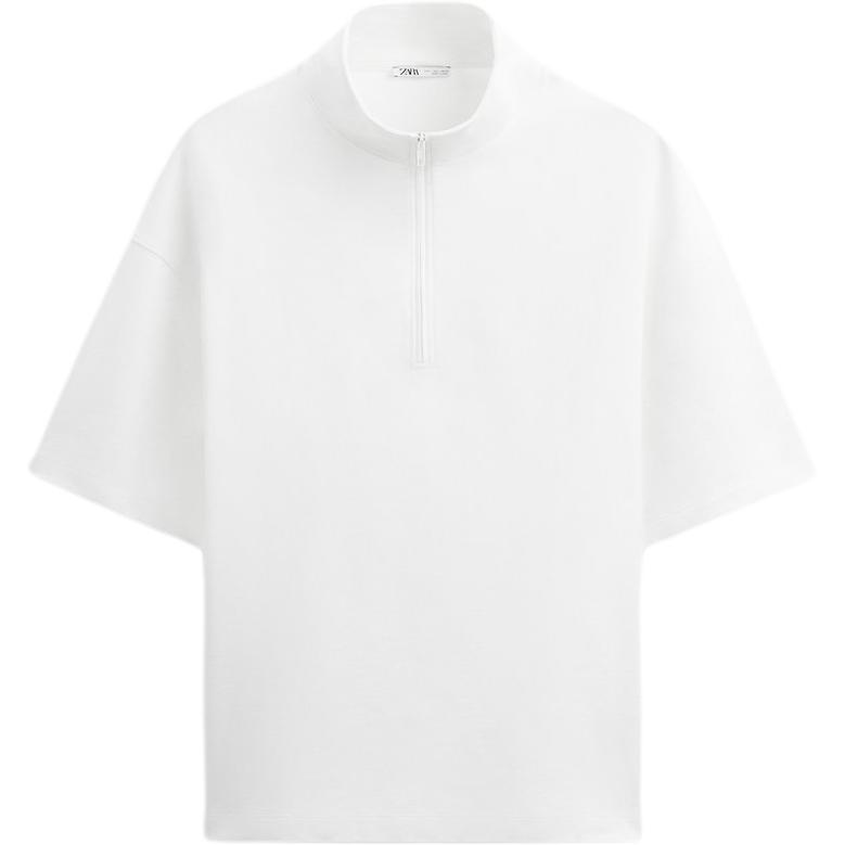 Zara Solid Color Stand Collar Pullover Short Sleeve Sweatshirt Men sweatshirt Faded-White 2795310-251 XL
Zara Solid Color Stand Collar Pullover Short Sleeve Sweatshirt Men sweatshirt Faded-White 2795310-251 XL