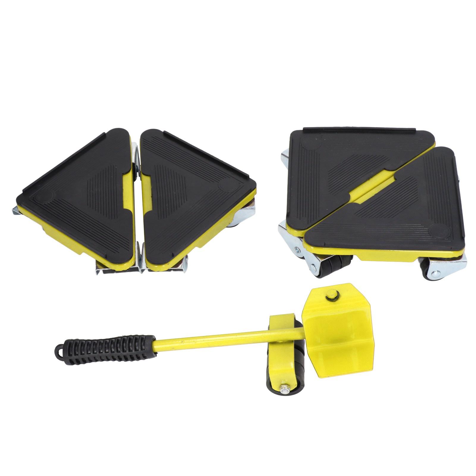 5Pcs Furniture Lifter Mover Universal Wheel Dolly 300kg Bearing for Sofa Table Cabinet Yellow
5Pcs Furniture Lifter Mover Universal Wheel Dolly 300kg Bearing for Sofa Table Cabinet Yellow
