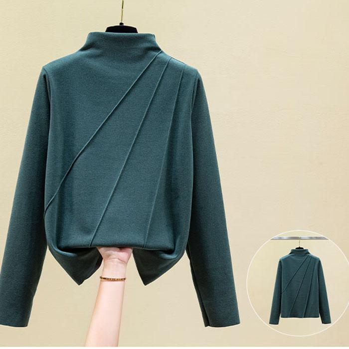 WTEMPO Женские весенне-осенние пуловеры больших размеров однотонные с высоким воротником свободные повседневные универсальные с длинным рукавом теплые One Size зелёный
WTEMPO Женские весенне-осенние пуловеры больших размеров однотонные с высоким воротником свободные повседневные универсальные с длинным рукавом теплые One Size зелёный