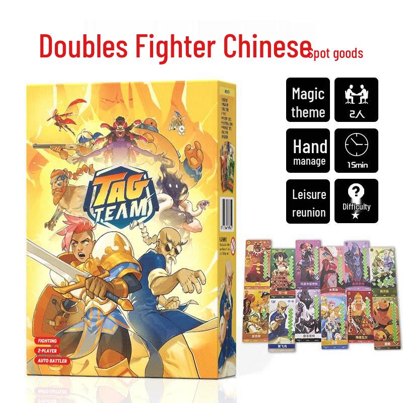 Doubles Fighters TAG TEAM: Two-Player Automatic Card Battle & Memory Strategy Game (Chinese Version) Chinese Version with Liner
Doubles Fighters TAG TEAM: Two-Player Automatic Card Battle & Memory Strategy Game (Chinese Version) Chinese Version with Liner