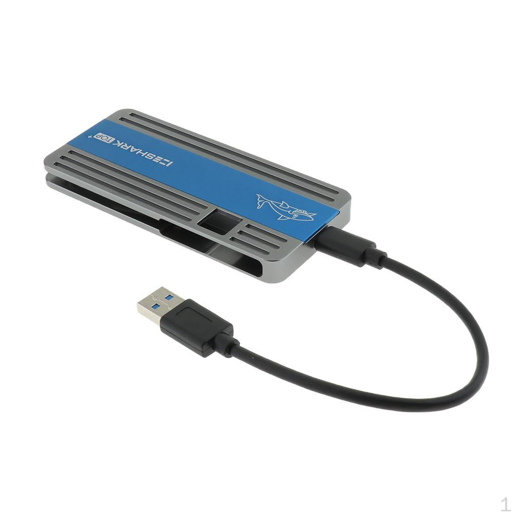 USB 3.1 To M.2 SSD Box External Enclosure 10Gbps with Cable Blue
USB 3.1 To M.2 SSD Box External Enclosure 10Gbps with Cable Blue