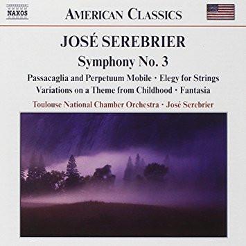 CD JOSÉ SEREBRIER, TOULOUSE CHAMBER OR - Symphony 3 8559183 Naxos 2003 US ObiClassical Used
CD JOSÉ SEREBRIER, TOULOUSE CHAMBER OR - Symphony 3 8559183 Naxos 2003 US ObiClassical Used