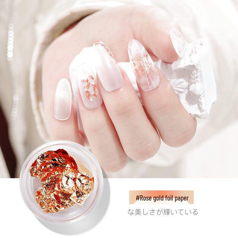 Ultra-Thin Gold Foil Nail Art Glitter - High Gloss, Super Bright Nail Decoration
Ultra-Thin Gold Foil Nail Art Glitter - High Gloss, Super Bright Nail Decoration