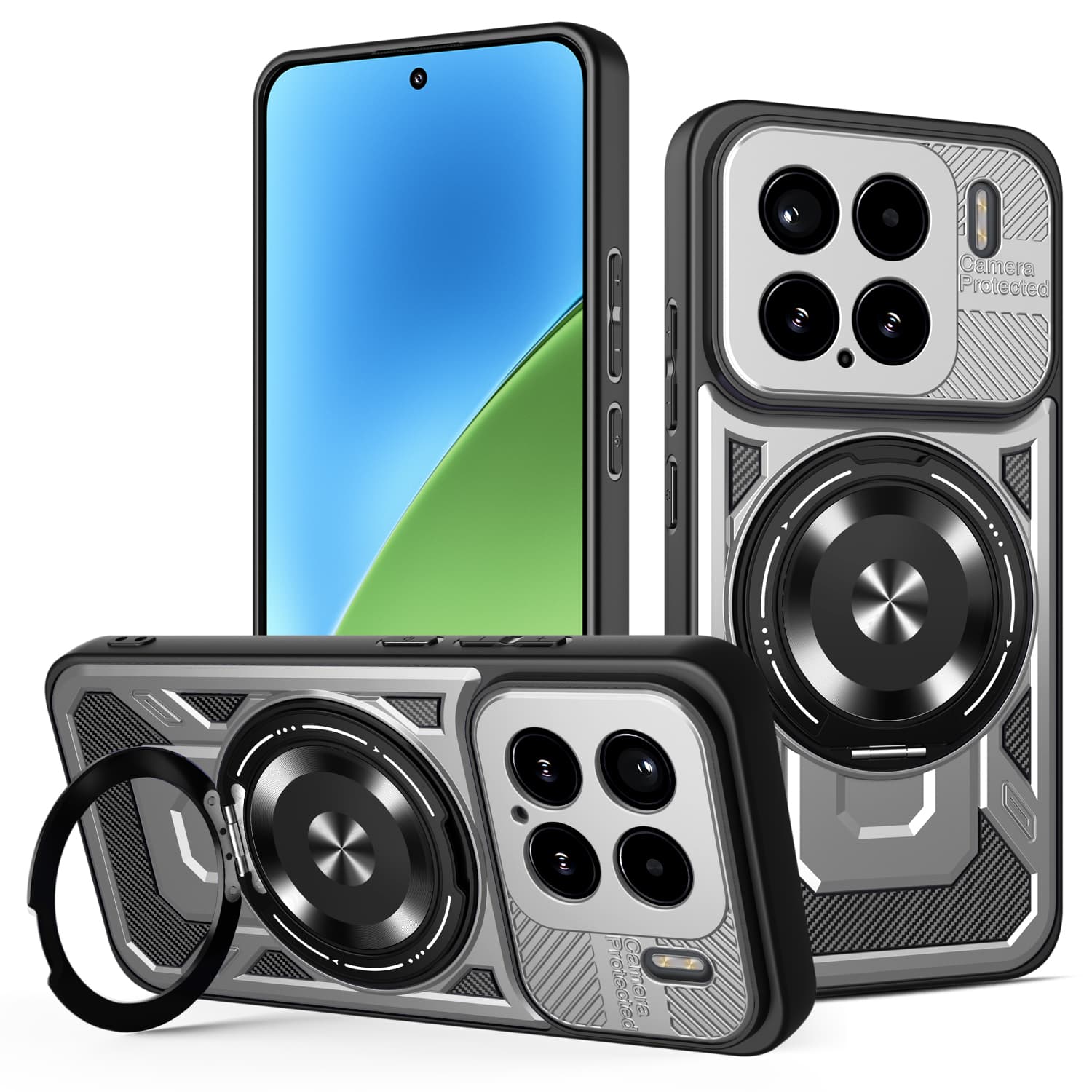 Military Armor Slide Camera Protection Case For Xiaomi 15 Ultra 14T Pro 14 Ultra 15 Pro Rotating Ring Stand Magnetic Phone Cover xiaomi 15
Military Armor Slide Camera Protection Case For Xiaomi 15 Ultra 14T Pro 14 Ultra 15 Pro Rotating Ring Stand Magnetic Phone Cover xiaomi 15