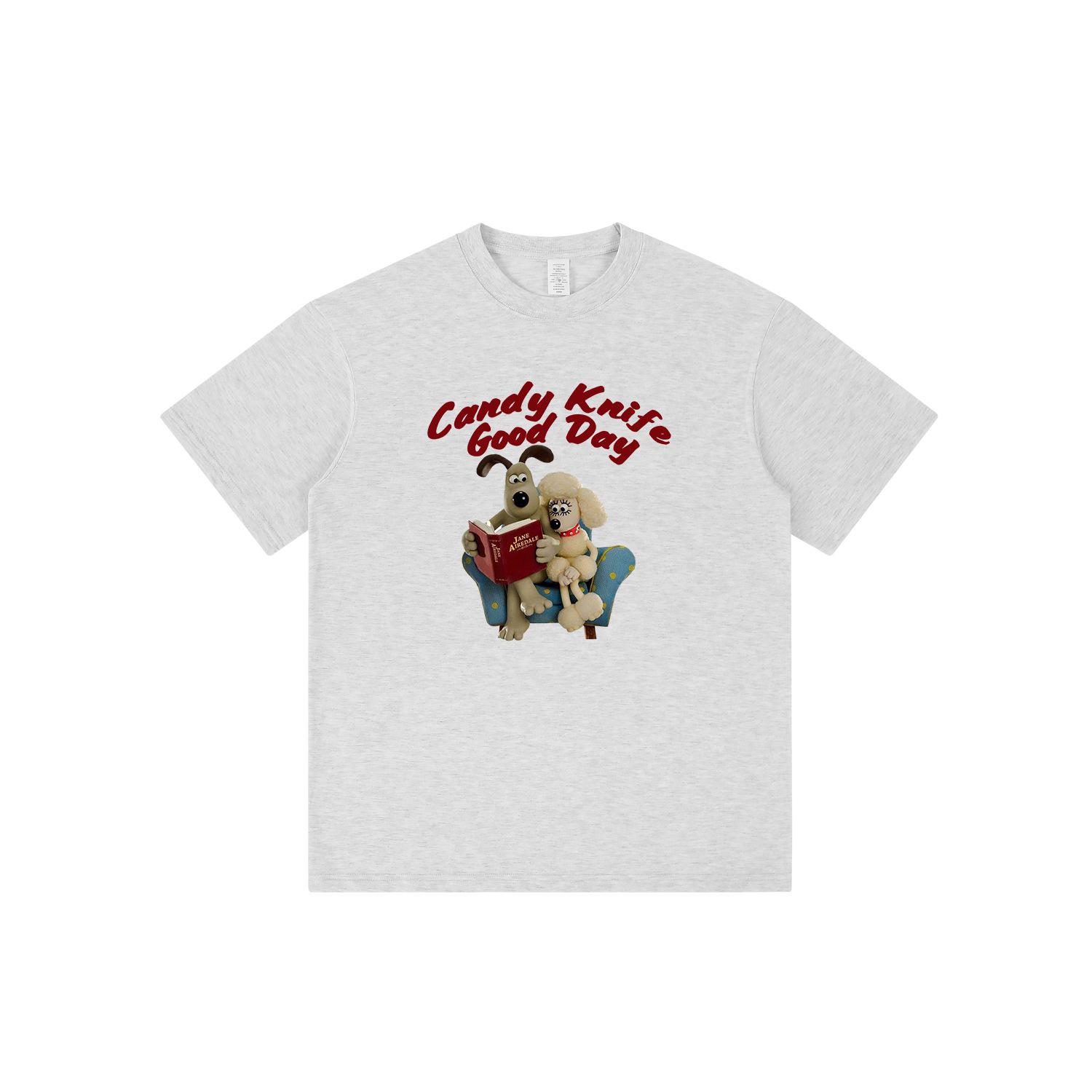 2024 Korean Style Cartoon Dog Print Short Sleeve Tee - Casual, Loose, and Versatile L
2024 Korean Style Cartoon Dog Print Short Sleeve Tee - Casual, Loose, and Versatile L
