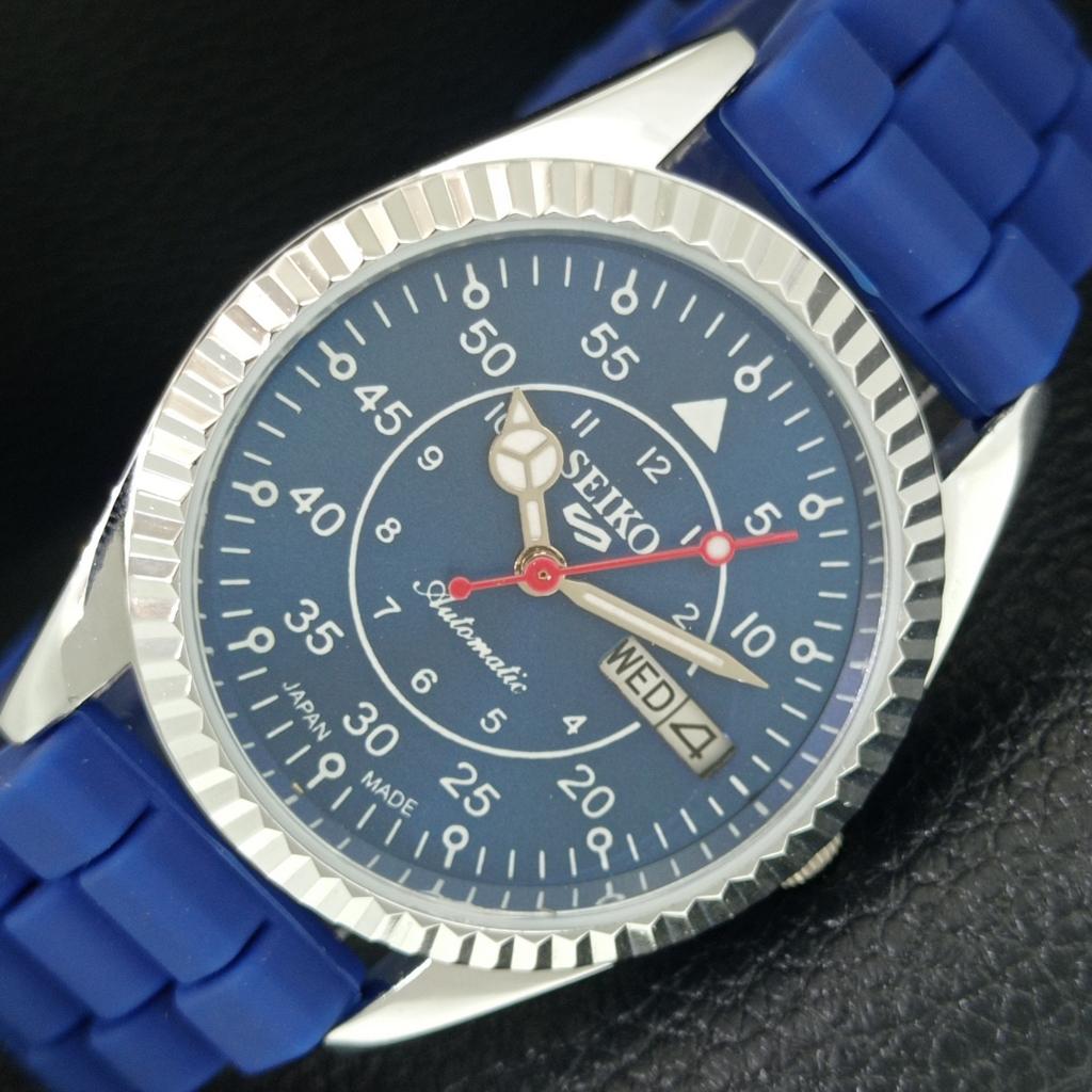 VINTAGE REFURBISHED SEIKO 5 AUTOMATIC 6309A JAPAN MENS BLUE DIAL WATCH a442980-1
VINTAGE REFURBISHED SEIKO 5 AUTOMATIC 6309A JAPAN MENS BLUE DIAL WATCH a442980-1