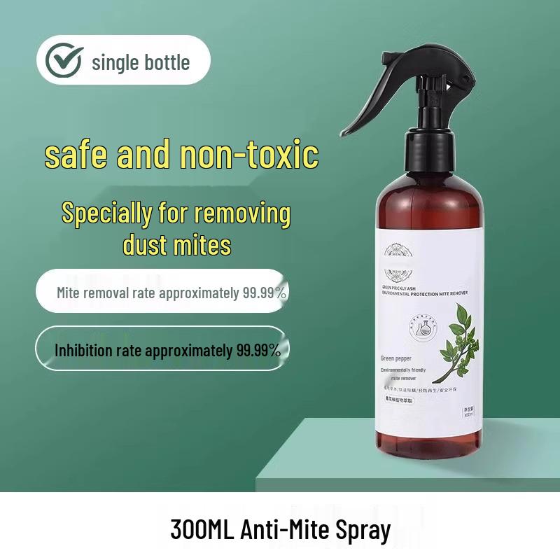 Сычуаньский перец спрей против клещей: Стерилизует, Дезодорирует, Не требующее смывания средство для кроватей, одеял, шкафов и общежитий
Сычуаньский перец спрей против клещей: Стерилизует, Дезодорирует, Не требующее смывания средство для кроватей, одеял, шкафов и общежитий