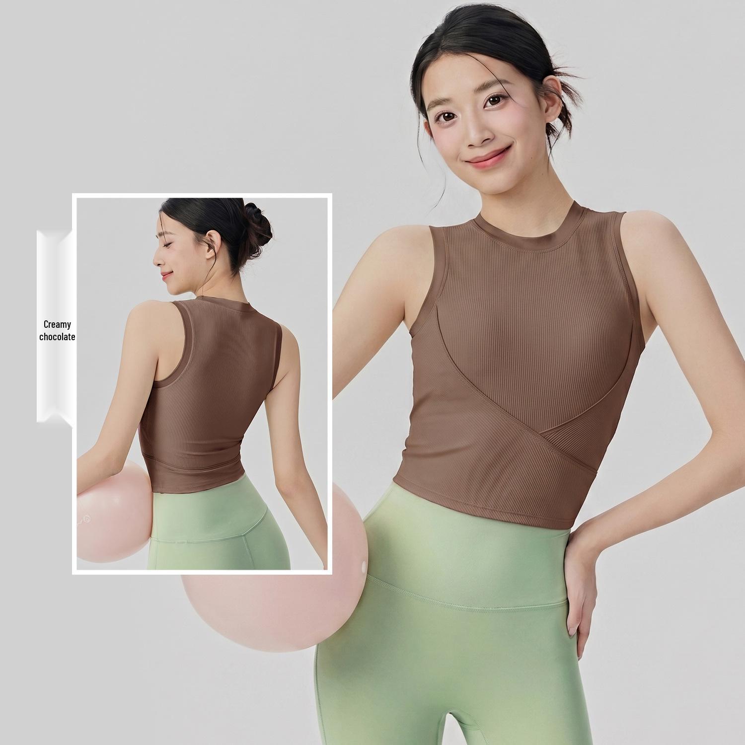 Women s Ribbed Yoga Tank Top with Cut-Out, Elastic Fit, Waist-Cinching Design, and Built-In Bra Pads. S
Women s Ribbed Yoga Tank Top with Cut-Out, Elastic Fit, Waist-Cinching Design, and Built-In Bra Pads. S